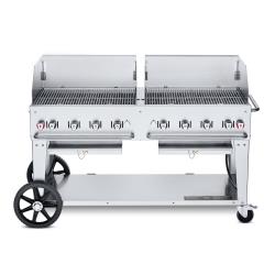 Crown Verity - CV-MCB-60WGP-NG - 58 in X 21 in Outdoor Natural Gas Charbroiler image