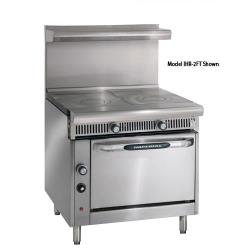 Imperial - IHR-2FT-C - 36 in 2 French Top Diamond Series Gas Range w/ Convection Oven image