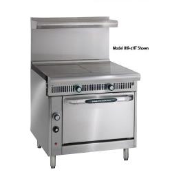 Imperial - IHR-2HT-C - 36 in 2 Hot Top Diamond Series Gas Range w/ Convection Oven image