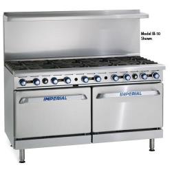 Imperial - IR-10-CC - 60 in 10-Burner Gas Range w/ Convection Ovens image