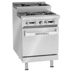 Imperial - IR-6-SU-C - 36 in 6-Burner Step-up Gas Range w/ Convection Oven image