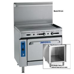 Imperial - IR-G36-XB - 36 in Gas Range w/ Griddle and Cabinet Base image