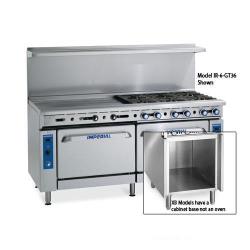 Imperial - IR-G60-XB - 60 in Gas Range w/ Griddle, Standard Oven and Cabinet Base image