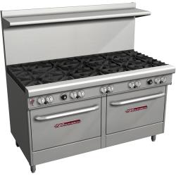 Southbend - 4601AA - 60 in 10-Burner 400 Series Gas Range w/ Convection Ovens image