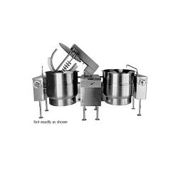 Crown Steam - ELTM-40-2 - 40 Gallon Double Electric Mixer Steam Kettle image