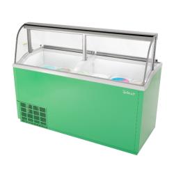 Turbo Air - TIDC-70G-N - 70 in Green Ice Cream Dipping Cabinet image