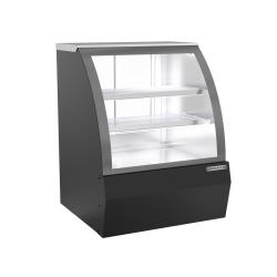Beverage Air - CDR3HC-1-B - 37 in Black Refrigerated Curved Deli Case image