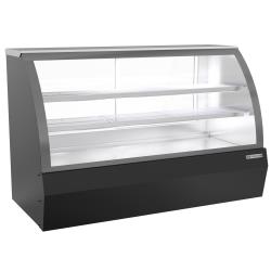 Beverage Air - CDR6HC-1-B-D - 73 in Black Dry Curved Deli Case image