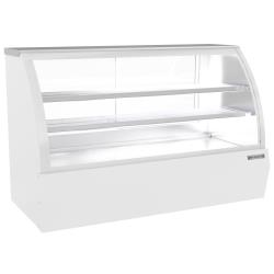 Beverage Air - CDR6HC-1-W - 73 in White Refrigerated Curved Deli Case image