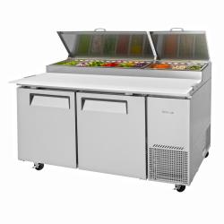 Turbo Air - TPR-67SD-N - 67 in 2 Door Super Deluxe Pizza Prep Table image