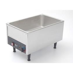 Winco - 51096 - 12 in x 20 in Stainless Steel Food Warmer image