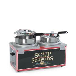 Nemco - 6510-D7P - 7 qt Twin Well Soup Merchandiser image