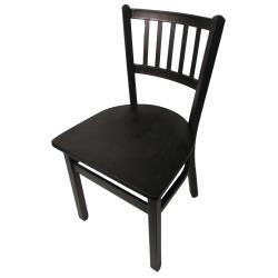 Oak Street Mfg. - SL2090P-WB - Verticalback Chair w/Black Wood Seat image