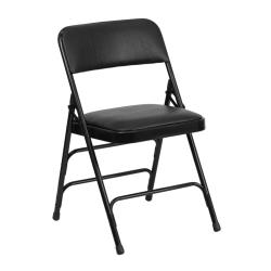 Flash Furniture - 2-HA-MC309AV-BK-GG - Black Metal Folding Chairs image