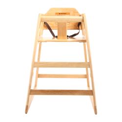 GET Enterprises - HC100MODNKD1 - Natural Hardwood High Chair image