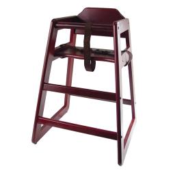 Winco - CHH-103A - Mahogany Finish High Chair, Assembled image