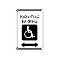 Franklin - 2801211 - Reserved Parking Sign 12" x 18" image