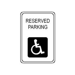 Franklin - 2801213 - Reserved Parking Sign 18" x 24" image