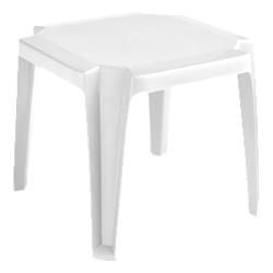Grosfillex - 52099004 - White Miami Low Table - 30 Pack image