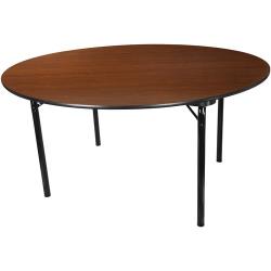 Flash Furniture - MEW-60R-WB - 5 ft. Round Laminate Folding Banquet Table image