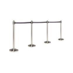 American Metalcraft - RSRTGY - Gray Free Standing Stanchion image