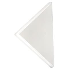 American Louver - STR-ADC-W - 24 in x 24 in White Corner Style Air Diverter image