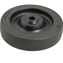 Mavrik - 1201096 - Medium-Duty 5" Caster Wheel with Delrin® Bearing Black rubber wheel with plastic hub image