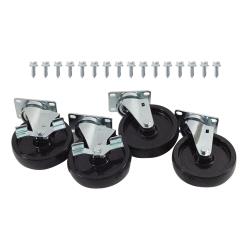 Franklin - 35812 - 1000lb Load Capacity Swivel Plate Caster Set with  5 in Wheels image