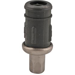 CHG - A10-1500 - Gray Plastic with Stainless Steel Bullet Foot For 1-1/2 in OD round tubing image