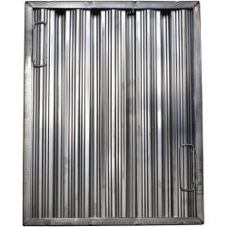 Mavrik - 261774 - 20 in x 16 in Stainless Steel Baffle Grease Filter image