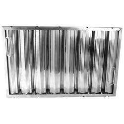 Mavrik - 263895 - 16 in x 25 in Stainless Steel Baffle Grease Filter image
