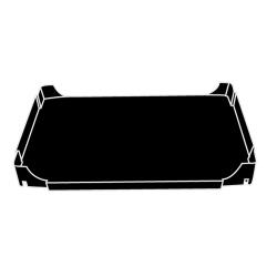 Rubbermaid - 4505-L2 - Black Utility Cart Bottom Shelf image
