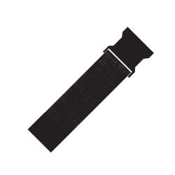 Rubbermaid - 9T28-L4 - 2 in (W) x 10 ft (L) Black Safety Strap image