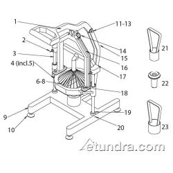 Nemco Easy Flowering Onion™ Cutter Parts image