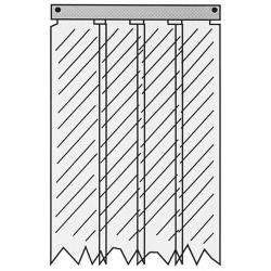 Kason® - 401SA6064684 - Strip Curtain For doors up to 42 in x 78 in image