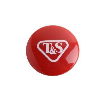 8011827 - T&S Brass - 001193-19NS - Red Press In Index Button Product Image
