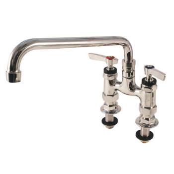 18210 - Encore Plumbing - KL57-4010-SE1 - 4 in Deck Mount Heavy Duty Faucet w/ 10 in Spout Product Image