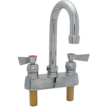 16116 - Fisher - 3525 - 4 in Deck Mount Heavy Duty Faucet w/ 3 1/2 in Gooseneck Spout Product Image