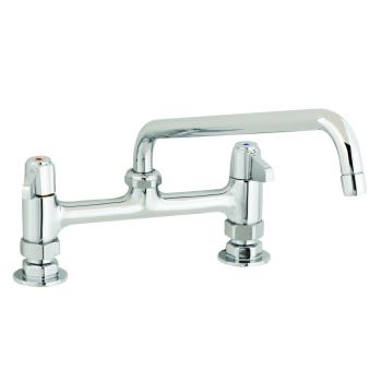 TSB5F8DLS10 - T&S Brass - 5F-8DLS10 - 8 in Deck Mount Faucet w/ 10 in Spout Product Image