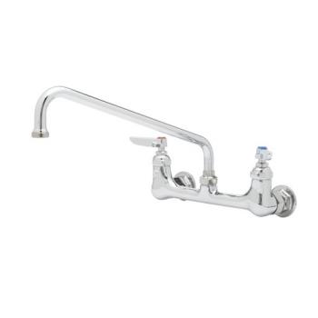 15142 - T&S Brass - B-0231 - 12 in Wall Mount Double Pantry Faucet Product Image