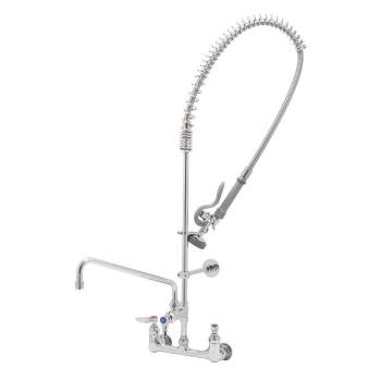 TSBB013301 - T&S Brass - B-0133-01 - Wall Mount EasyInstall Pre-Rinse w/ 14 in Add-On Spout Product Image