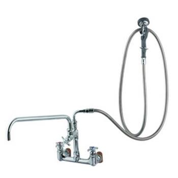 TSBB0289 - T&S Brass - B-0289 - Wall Mount Big-Flo Pre-Rinse w/ 18 in Add-On Nozzle Product Image