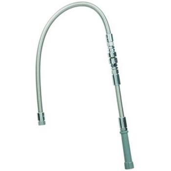 1111204 - T&S Brass - B-0044-V9 - 44 in S/S Pre-Rinse Hose with Backflow Preventer Product Image