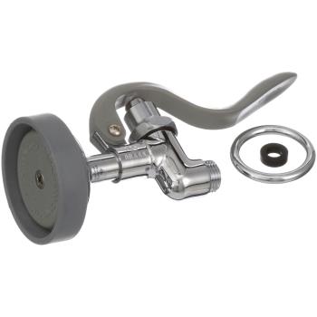 561048 - T&S Brass - B-0107 - Spray Valve with Gray Rubber Bumper Product Image