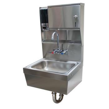 ADV7PS85 - Advance Tabco - 7-PS-85 - 14 in x 10 in x 5 in Hand Sink w/ Soap and Towel Dispenser Product Image