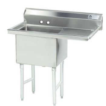 ADVFC1182418RX - Advance Tabco - FC-1-1824-18R-X - 18 in x 24 in x 14 in 1 Compartment Sink w/ Right Drainboard Product Image
