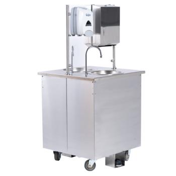 VOLSS22802SK - Vollrath - SS-2-2802SK - Stainless Steel Cold Mobile Hand Sink Product Image