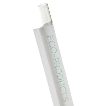 57155 - Eco-Products - EP-ST990 - 9 1/2 in Jumbo Clear Wrapped Straws Product Image