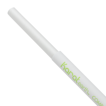 81252 - Karat Earth - KE-C9330W - 7 3/4 in Giant Wrapped Paper Straws Product Image