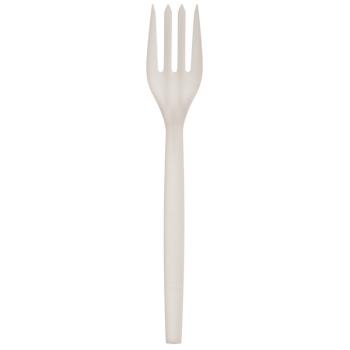 56107 - Eco-Products - EP-S002 - 7 in Plant Starch Cutlery Forks Product Image